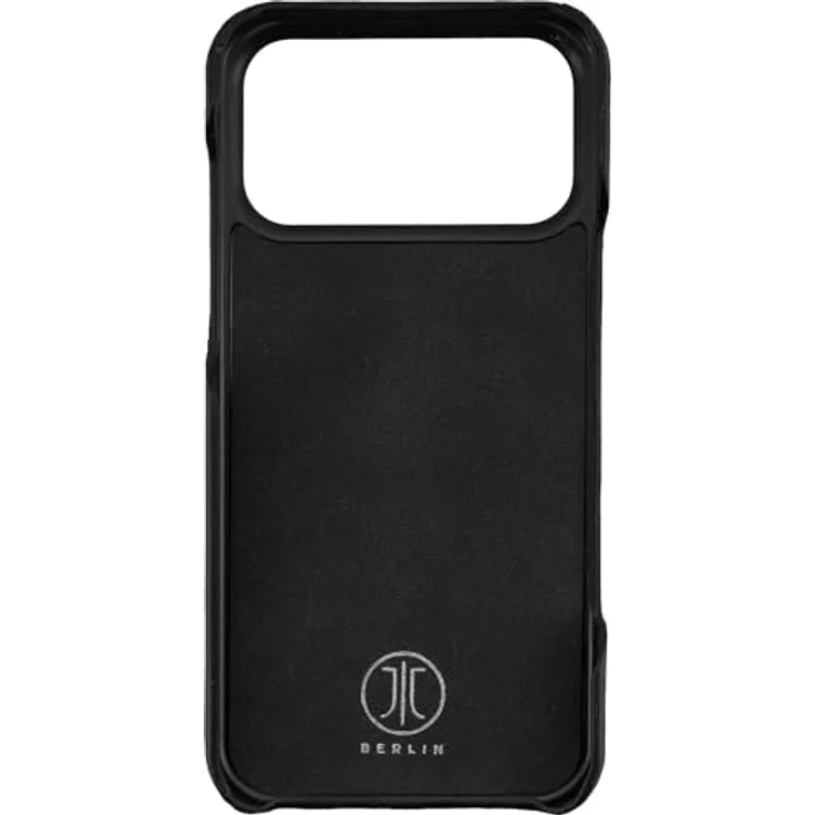 JT Berlin Echtleder BackCase Kreuzberg für Apple iPhone 17 Pro Max, hochwertige Smartphone-Hülle aus Echtleder, schwarz – Bild 6