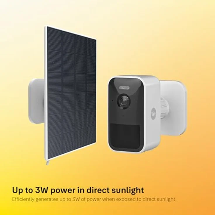 Yale Solar Ladegerät für Outdoor-Kamera, einfache Installation und 3W Leistung – Bild 2