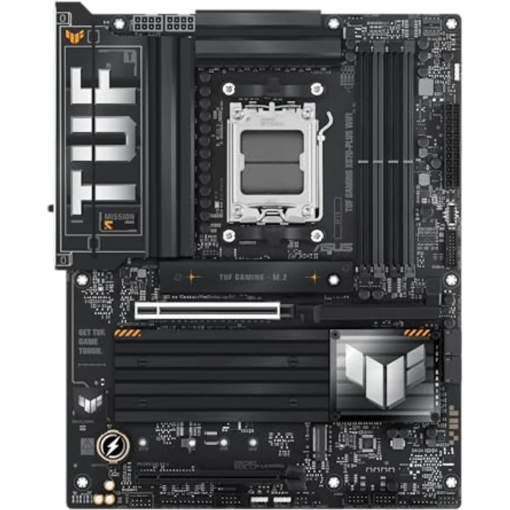 Asus Tuf X870-Pro Wifi7 W Neo (Am5) (D), ATX-Mainboard mit 16+2+1 Leistungsstufen, DDR5, PCIe 5.0, 4 M.2-Steckplätzen, 5Gb Ethernet, weiße Farbe – Bild 2