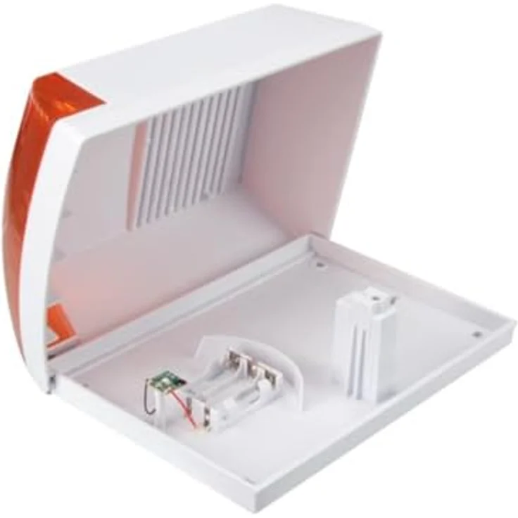 Sirenen Attrappe wetterfest blinkende LED rot Batteriebetrieb Dummy Alarmanlage - Preisvergleich – Bild 3