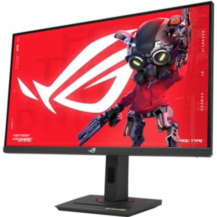ASUS ROG Strix XG27UCS - 27 Zoll 4K UHD Gaming Monitor - 160 Hz, 1ms GtG, G-Sync, FreeSync, AdaptiveSync, ELMB-Sync, DisplayHDR 400 - Fast IPS, 16:9, 3840x2160, DisplayPort, HDMI, 15W USB-C, ergo - Schwarz – Bild 2