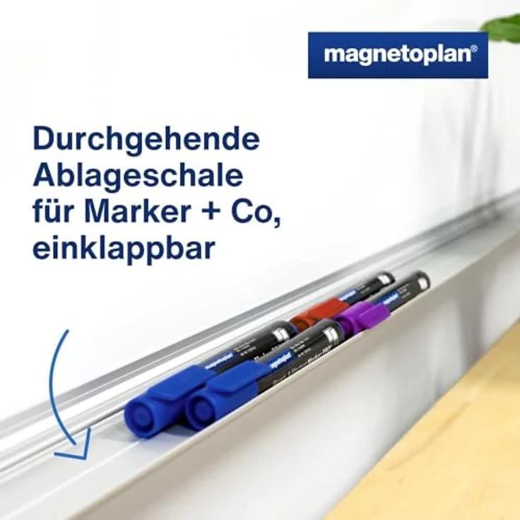 Magnetoplan 1240888 Whiteboard 100 x 150 lackiert – Bild 3