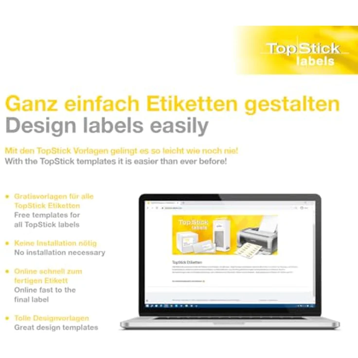 Etiketten A4 210 x 148mm für Drucker 100 Blatt – Bild 7