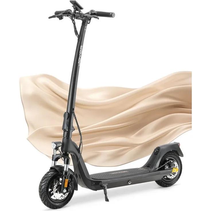 JOYOR E-Scooter C10E mit herausnehmbarem 500Wh Akku, Magnesiumrahmen und 25% Steigfähigkeit, 10 Zoll, 500 W, 20 km/h