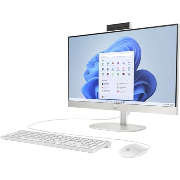 HP 24-cr0400ng AiO 9J3H9EA#ABD All-in-One-PC mit AMD Ryzen 5 7520U, 60,5 cm Full HD Display, 8 GB RAM und 512 GB SSD, Windows 11 Home 64 Bit – Bild 3