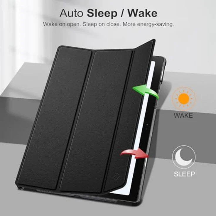 Fintie Tablet-Hülle für Samsung Galaxy Tab A8 10.5 2021 - Ultra Schlank Kunstleder Schutzhülle Cover mit Auto Schlaf/Wach Funktion in verschiedenen Farben – Bild 6