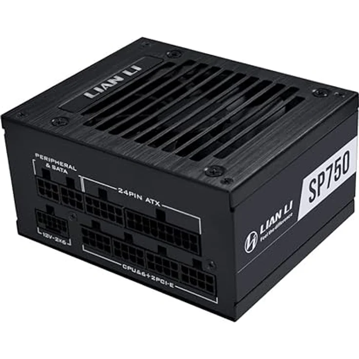 Lian Li SP750 V2 Gold Netzteil, modular, ATX 3.1 - 750 Watt, schwarz, 80 PLUS Gold Effizienz – Bild 2