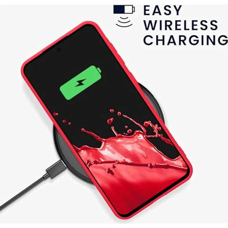 kwmobile Handyhülle für Samsung Galaxy A56 5G - Weiches Silikon Case in Neon Pink, rutschfest und präzise Ausschnitte für Kamera und Anschlüsse – Bild 5