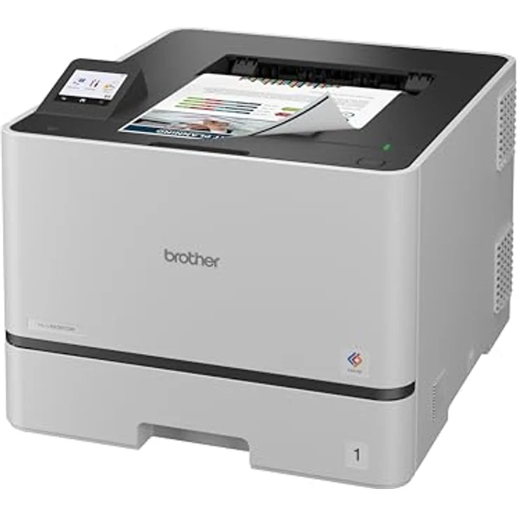 Brother HL-L8430CDW, Professioneller WLAN Farblaserdrucker mit Duplex, 31 S/min, 250 Blatt Papierfach, 50 Blatt Multifunktionszufuhr – Bild 3