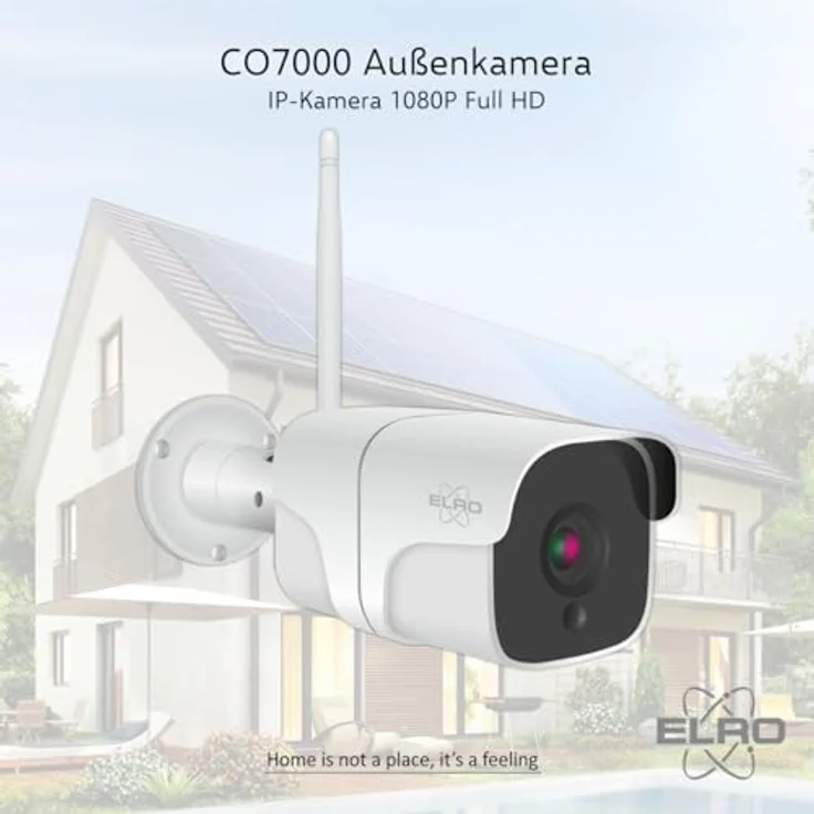 ELRO CO7000 Außen WiFi IP Sicherheitskamera mit Bewegungssensor und Nachtsicht - Full HD 1080P Überwachungskamera - IP66 Wasserdicht – Bild 2