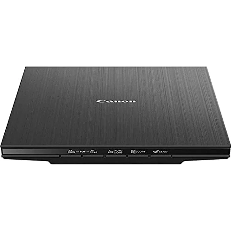 Canon Lide 400 Scanner (A4-Flachbett, CIS Sensor, 4,800 x 4,800 dpi, USB-Stromversorgung, 5 Scan-Buttons, Halter für senkrechte Aufstellung) schwarz