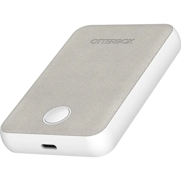 OtterBox Wireless Power Bank für MagSafe, 5000 mAh, USB-C, schlankes Design, weiß