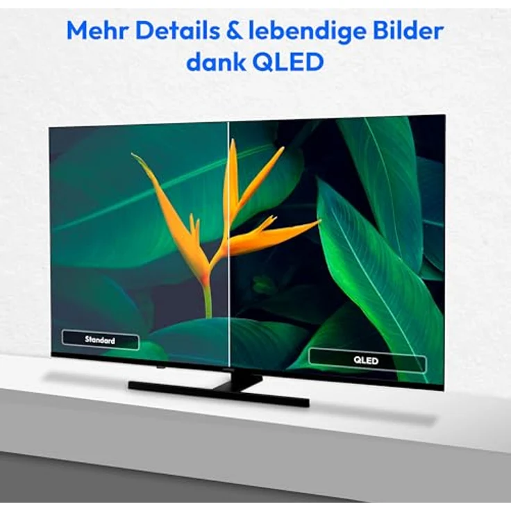 MEDION MD 855600, 138,8 cm (55 Zoll) QLED Fernseher, 4K Smart-TV mit Dolby Vision HDR, Dolby Atmos, VIDAA, schwarz – Bild 5