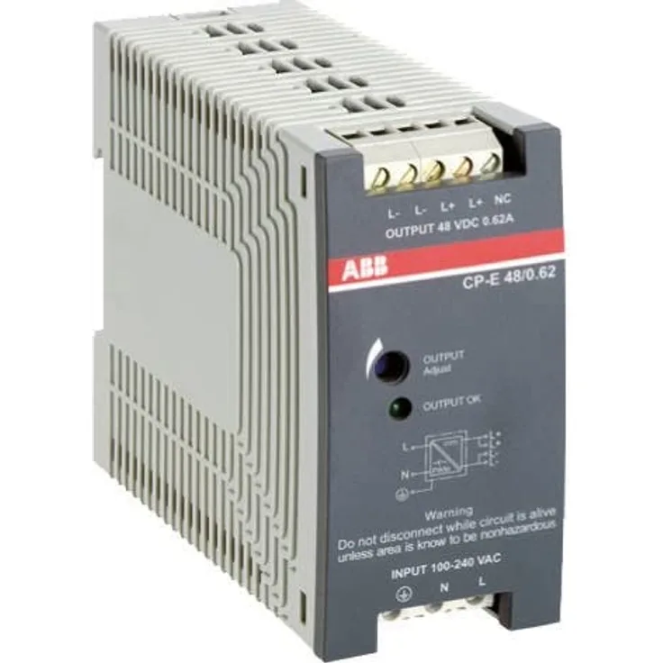 ABB CP-E Switch-Mode DIN-Schienen Netzteil 60W, 85 → 264V ac, 48V dc / 1.25A