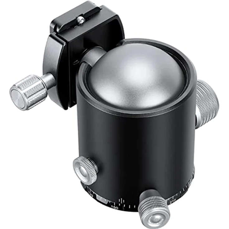 LEOFOTO Stativ-Kugelkopf HB-70+QP-70N, Mechanisch hochwertiger Kugelkopf mit Arca-Swiss-Klemmung, Schwarz – Bild 4