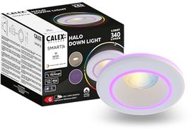 Calex Smart Halo Einbau-Downlight, CCT RGB LED-Deckenleuchte