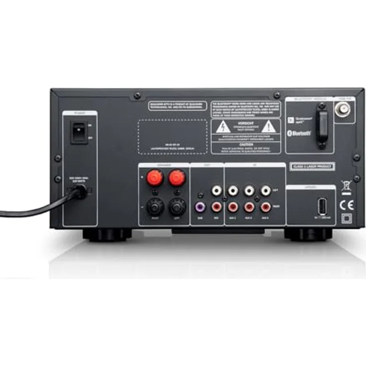 Teufel Ultima 20 Kombo 2, HiFi Stereo Kompaktanlage mit CD, Bluetooth, USB, DAB+ Digitalradio, FM Radio und Bassreflex (Schwarz) – Bild 5