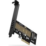 AXAGON ECO PCEM2-N PCIE NVME M.2 Adapter. Interner Adapter PCI-Express x4 zum Anschluss von NVMe M.2 SSD Festplatte am Computer