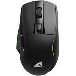 Sharkoon Skiller SGM50W Black, Wireless Optical Gaming Maus, 6.400 DPI, PBT Button, RGB