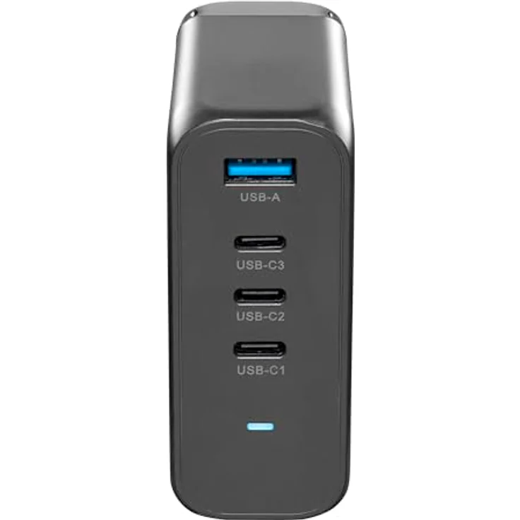Cellularline - MULTIPOWER Desk GAN 150W Ultrakompaktes GaN-Netzladegerät mit 4 Anschlüssen - 3 USB-C, 1 USB-A Anschluss - Ausgestattet mit Gan-Technologie - Ideal für Smartphones, Tablets und Laptops – Bild 3