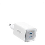 Anker USB C Ladegerät 47W, 523 Charger (Nano 3), kompakt mit 2 Anschlüssen GaN Schnellladegerät für iPhone 14/14 Plus/14 Pro/14 Pro Max/13, Galaxy, Pixel 4/3, iPad/iPad Mini (Kabel Nicht enthalten)