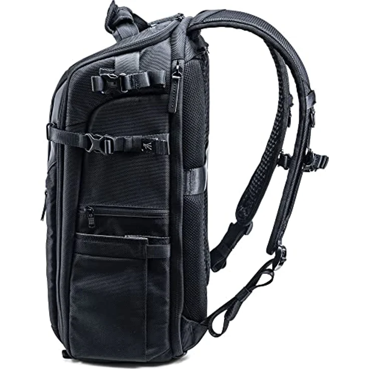Vanguard VEO SELECT 48BF BK, Fotorucksack mit durchdachtem Innenlayout, gepolsterten Tragegurten, Schwarz – Bild 4