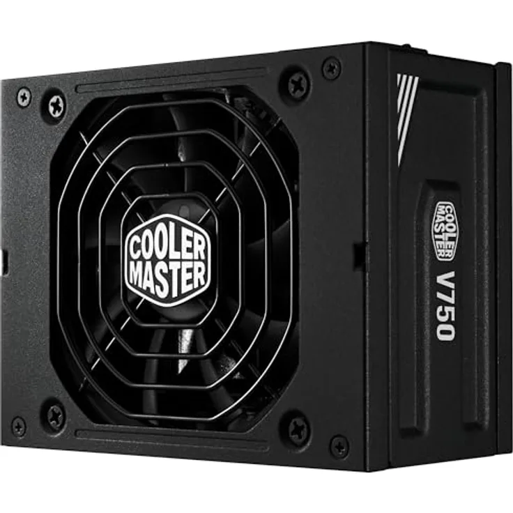 Cooler Master V750 SFX Gold ATX 3.1, 750 W 80 Plus Gold vollmodulares PC-Netzteil, Schwarz, mit 92-mm-FDB-Lüfter und PCIe 5.1 Kabel, SFX-auf-ATX-Halterung