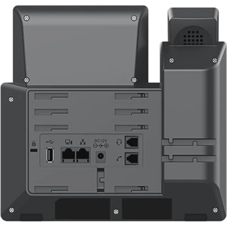 Grandstream GRP2624, IP-Telefon, Schwarz, Kabelgebundenes Mobilteil, 8 Zeilen, 2000 Telefonbucheinträge, TFT-Display 2.8" – Bild 2