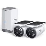 Baseus S1 Pro Videoüberwachungsset, Kabellos, 3K Auflösung, IP67, Solarpanel mit Nachführsystem, HomeStation H1 + 2 Kameras