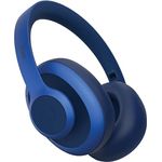 Fresh 'n Rebel Clam Blaze Bluetooth Kopfhörer Over Ear mit 80 Stunden Spielzeit, Perfect Calling, Wind-Noise Cancelling, Kabellos, Schnelladung, Tastensteuerung, Ambient-Sound-Modus (Blau)