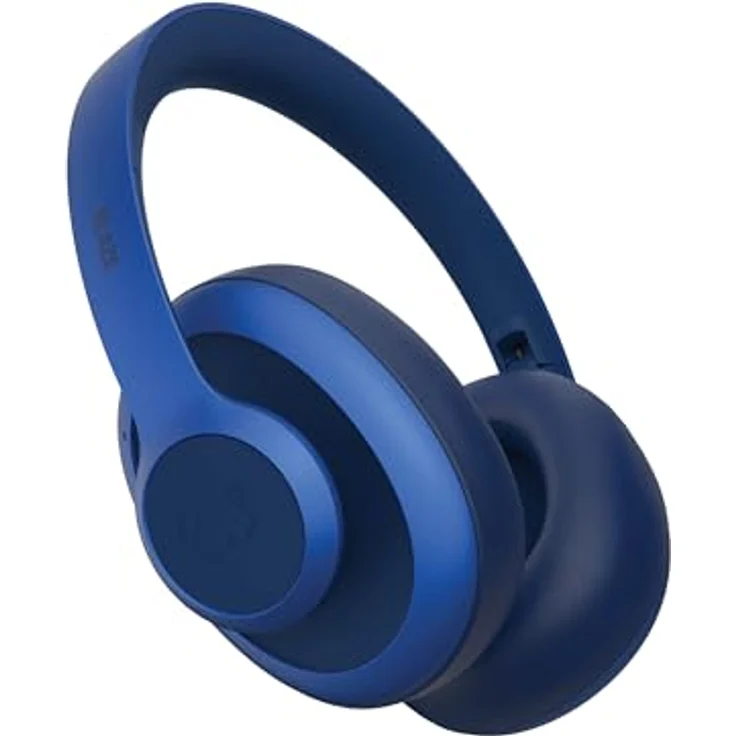 Fresh 'n Rebel Clam Blaze Bluetooth Kopfhörer Over Ear mit 80 Stunden Spielzeit, Perfect Calling, Wind-Noise Cancelling, Kabellos, Schnelladung, Tastensteuerung, Ambient-Sound-Modus (Blau) – Bild 1