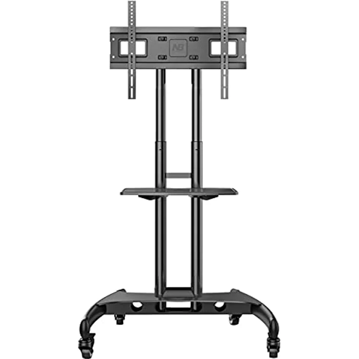 Ergosolid NB AVA1500B Standfuß mit Rollen, verstellbar, für LCD/LED/Plasma-TV bis 45,5 kg, Schwarz – Bild 5