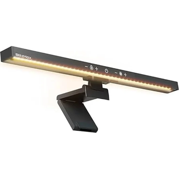 BlitzWolf Monitor Light Bar BW-CML2 Pro, RGB LED, spritzwassergeschützt, flexibel, schwarz – Bild 1