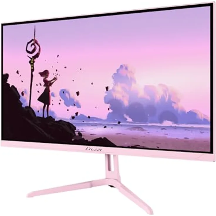 Arozzi Nova Gaming Monitor, 24" IPS 200Hz Full HD 1080p, Adaptive Sync, HDR10, flimmerfrei, 99% sRGB, rosa