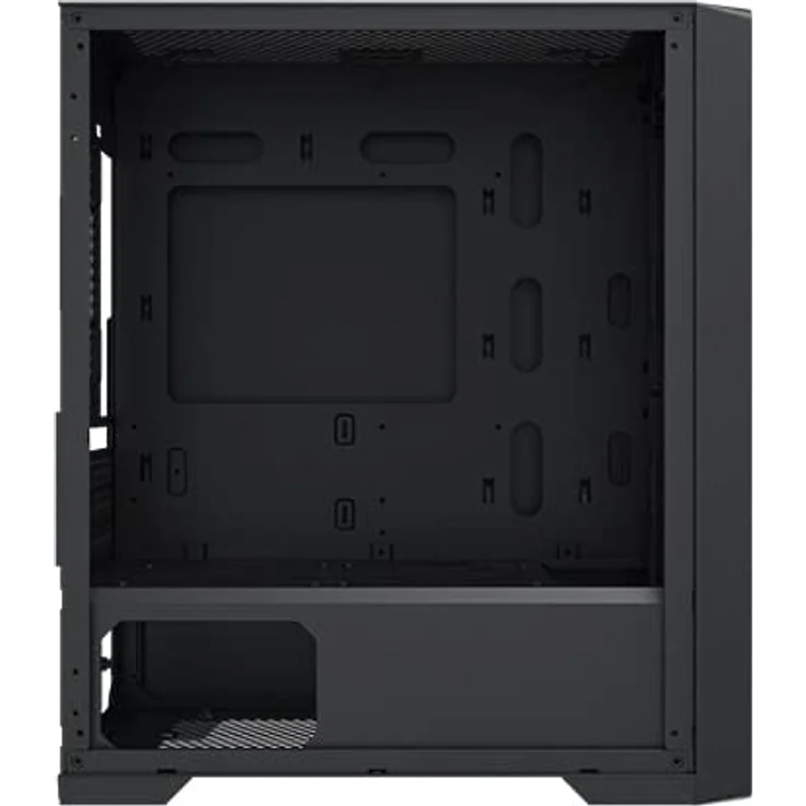 Xigmatek Lux M PC-Gehäuse Mini Tower Micro-ATX, Schwarz – Bild 3