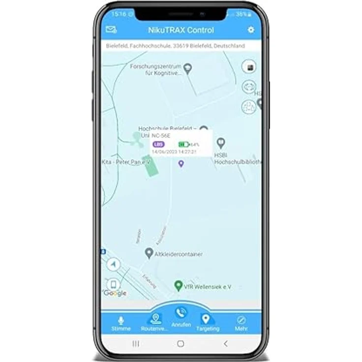 NikuTRAX Seniorenuhr NC120S 4G, Smartwatch mit Sturzerkennung, Vitalmessung & GPS-Tracking, schwarz – Bild 9