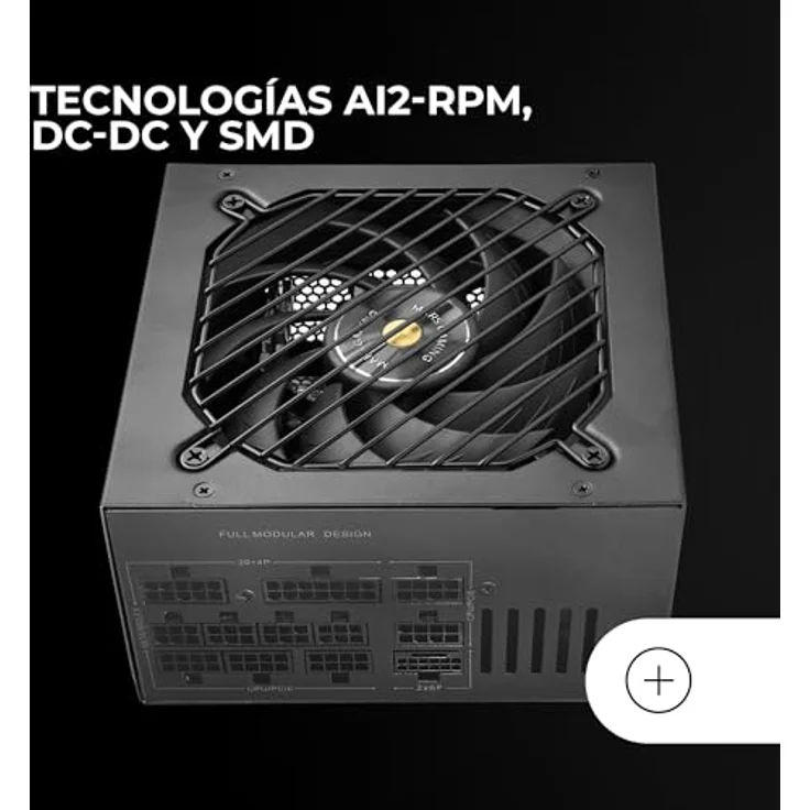 Mars Gaming MPB1000SIM, Vollmodulares ATX-Netzteil 1000W, 80Plus Gold, 7 Jahre Garantie, SI Extreme Silence Lüfter 140mm, ATX 3.1 und PCIe 5.1, Schwarz – Bild 4