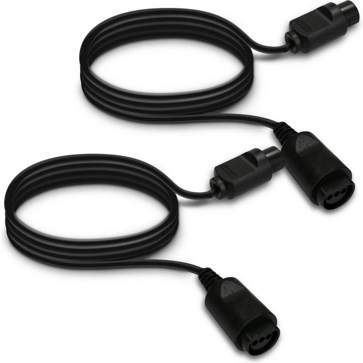 kwmobile 2x Verlängerungskabel für Nintendo 64 Controller Verlängerungskabel, 180 cm lang - Nintendo 64 Controller Kabel – Bild 1