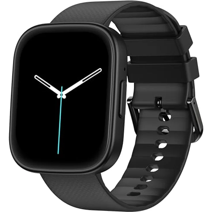 Levowatch DOITX3 Herren Smartwatch, 2.1" AMOLED Always-On Display, 3 Armbänder, BT5.3, Fitness Tracker Uhr, wasserdicht - Schwarz/Nylon/Edelstahl – Bild 2