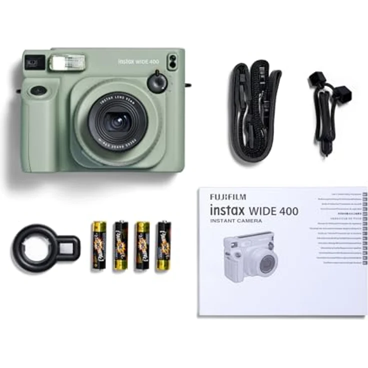 INSTAX WIDE 400 Grün, Sofortbildkamera mit robustem Design und automatischer Belichtung – Bild 4