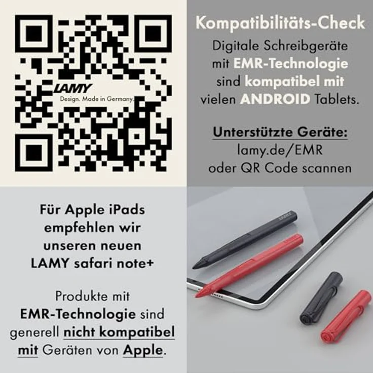 Lamy Stylus Pen Safari Twinpen SPERRFRIST BIS 28.04.2022, Stylus, Schwarz – Bild 2