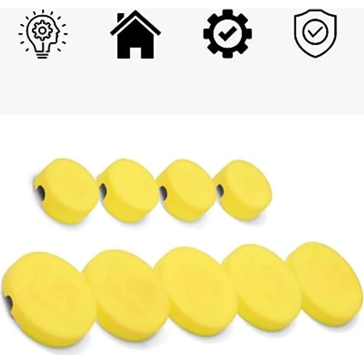 Floating Grip Soft Silicon Covers, Wandhalterungsschutz in Gelb für Gaming- & Konsolen-Zubehör – Bild 5