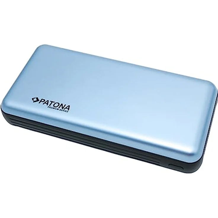 PATONA Premium POWERBANK STARK 1.0 PD65W 20000mAH, USB-C Lightning CONNEKTOR MIT 2 INTEGRIERTEN LADEKABEL – Bild 2