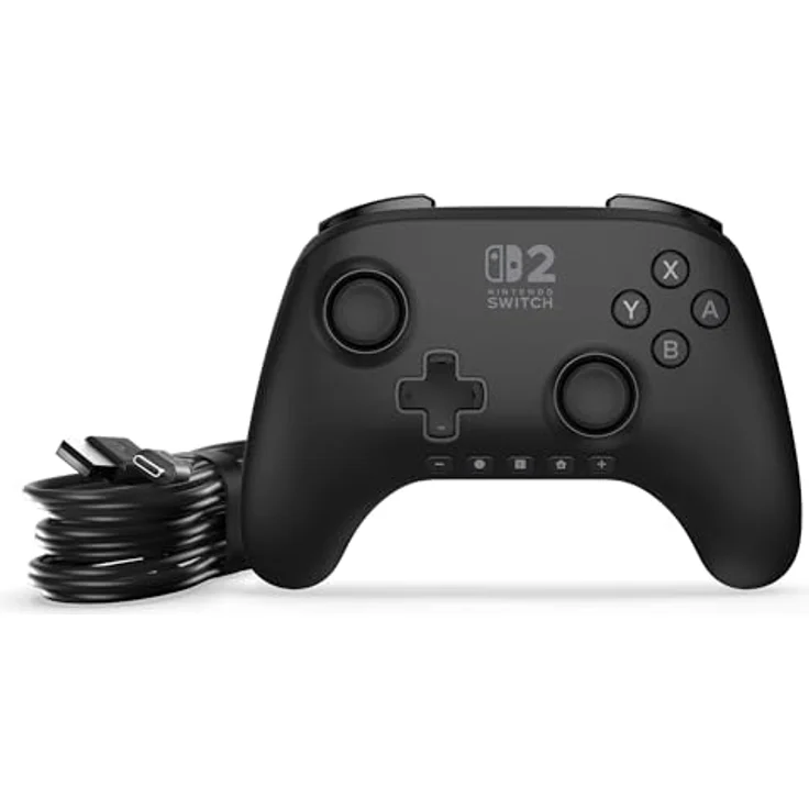 PowerA NSW2 Controller Advantage, kabelgebundener Gaming Controller mit 3 m USB-Kabel, Schwarz – Bild 9