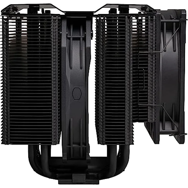 Cooler Master MasterAir MA824 Stealth CPU-Kühler – Dualer Kühlkörper, Push-Pull Mobius 135 & 120 Lüfter, 8 supraleitende Verbundwärmerohre, voller RAM-Freiraum – kompatibel mit Intel- und AMD-Sockeln – Bild 2