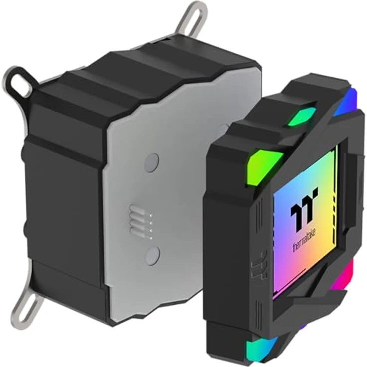 Thermaltake LA240 ARGB, All-In-One Liquid Cooler mit RGB-Beleuchtung, 120-mm-PWM-Lüftern, Schwarz – Bild 4