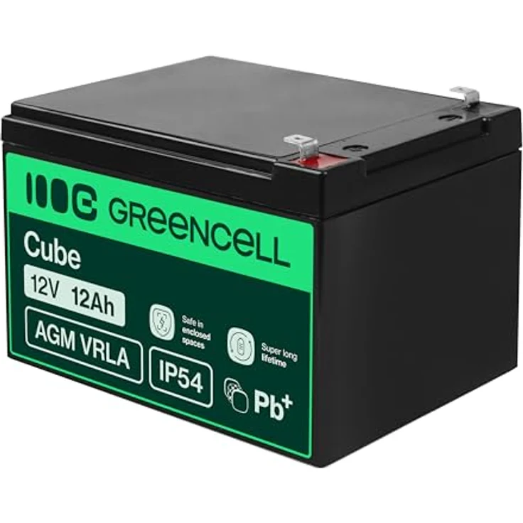 Green Cell AGM07 Bleiakku 12V 12Ah Blei-Vlies (AGM) (B x H x T) 151 x 95 x 98mm Flachstecker 6.35mm Zyklenfest, Wartungsfrei – Bild 5