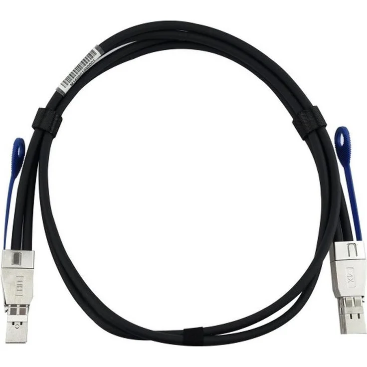 BlueOptics 9370CMSASCAB2-0030-BL, 1 m MiniSAS-HD Kabel (SFF-8644), Männlich/Männlich, 12Gbit/s Übertragung, hohe Dichte