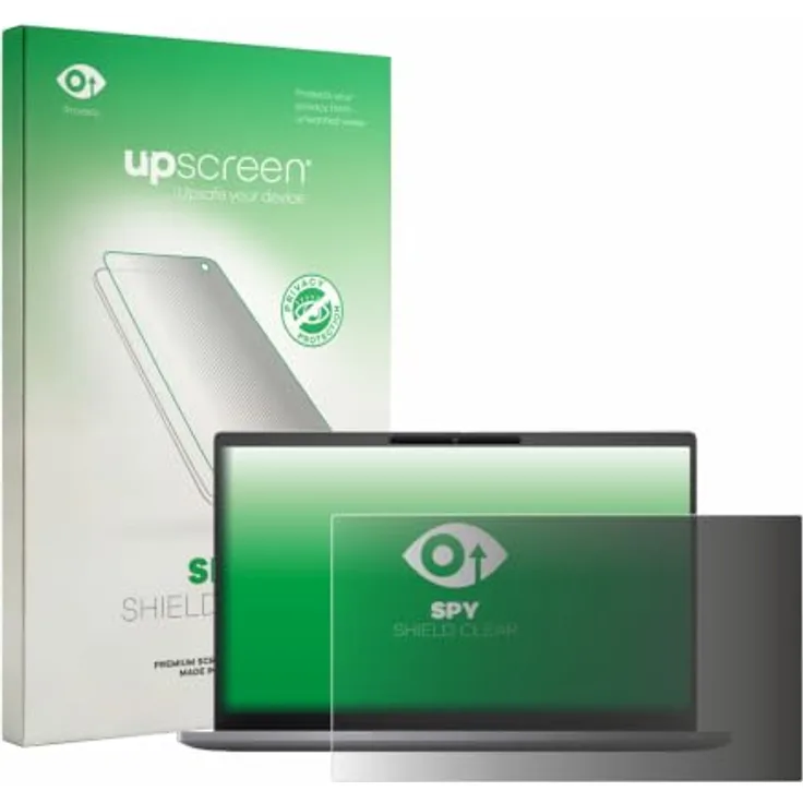 upscreen Anti-Spy Blickschutzfolie für Dell Latitude 7420 Non-Touch, Privacy Displayschutz-Folie mit Blaulichtfilter, Made in Germany