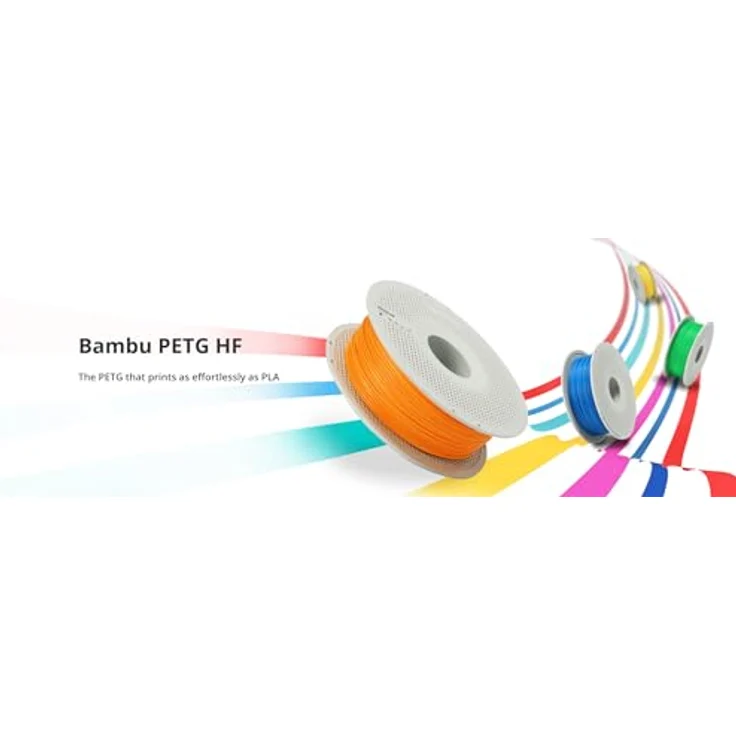 Bambu Lab PETG HF 1.75mm, Hochgeschwindigkeits 3D-Filament mit ausgezeichneter Druckqualität, blau – Bild 4
